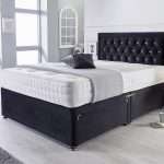 Blakely Divan Bed with Mattress and Chesterfield style Bumper Headboard bonzerbeds.co.uk