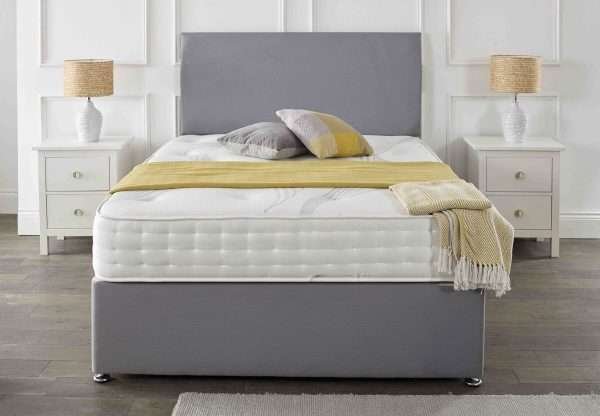 Bonzer Classic Divan Bed with Mattress and Headboard 01 bonzerbeds.co.uk