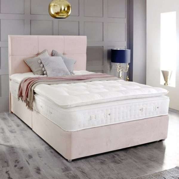 Delta Divan Bed with Mattress and Headboard Front bonzerbeds.co.uk