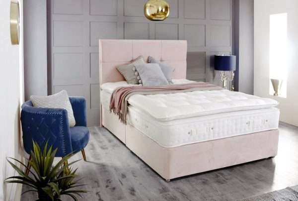 Delta Divan Bed with Mattress and Headboard Main bonzerbeds.co.uk