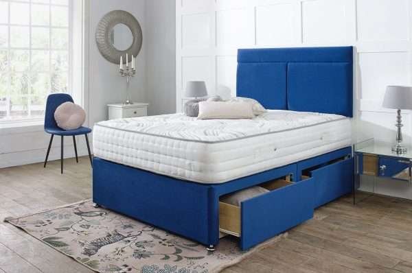 Diora Divan Bed with Mattress and Headboard Middle bonzerbeds.co.uk