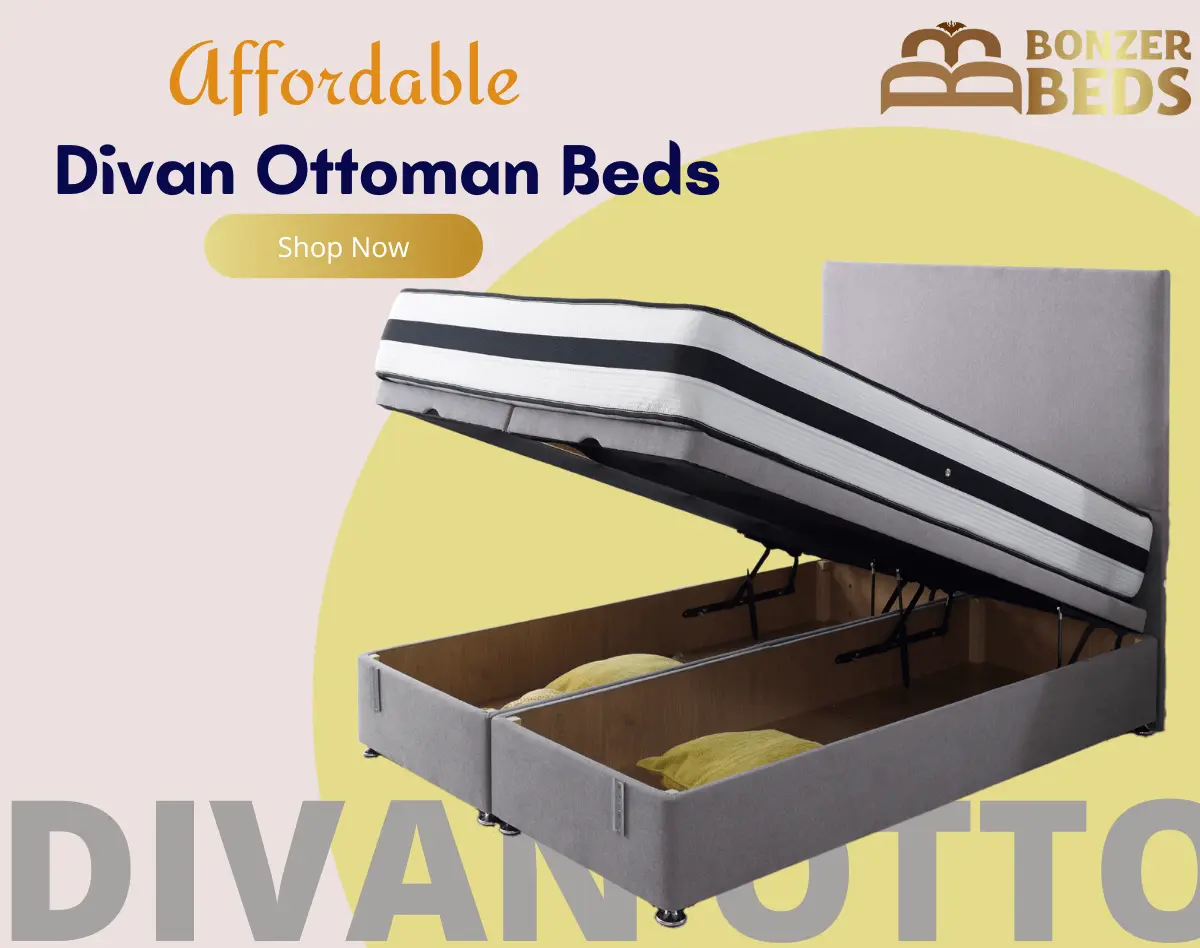 Divan Ottoman beds from bonzerbeds.co.uk