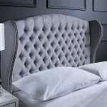 Griffin Upholstered Wingback Divan Ottoman Bed HB bonzerbeds.co.uk