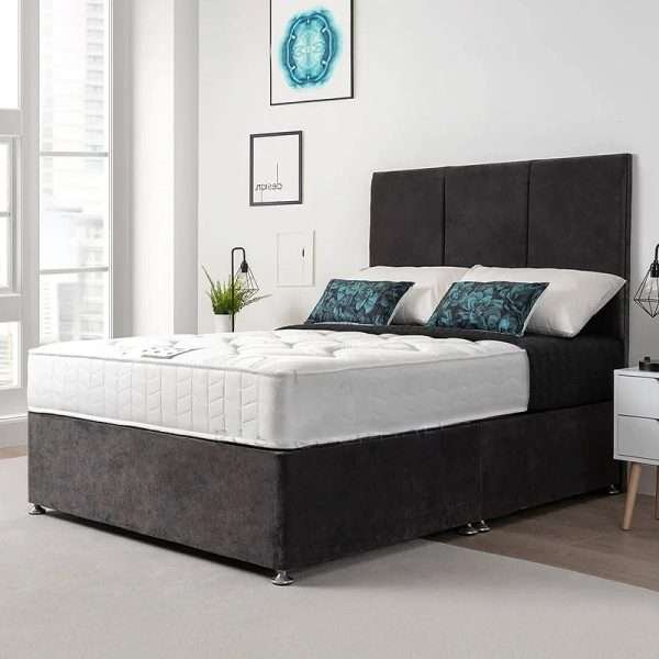 Helix Divan bed with Mattress and Headboard Thumb bonzerbeds.co.uk