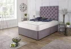 Kairo Divan Bed with Mattress and Headboard - 01 Bonzerbeds.co.uk