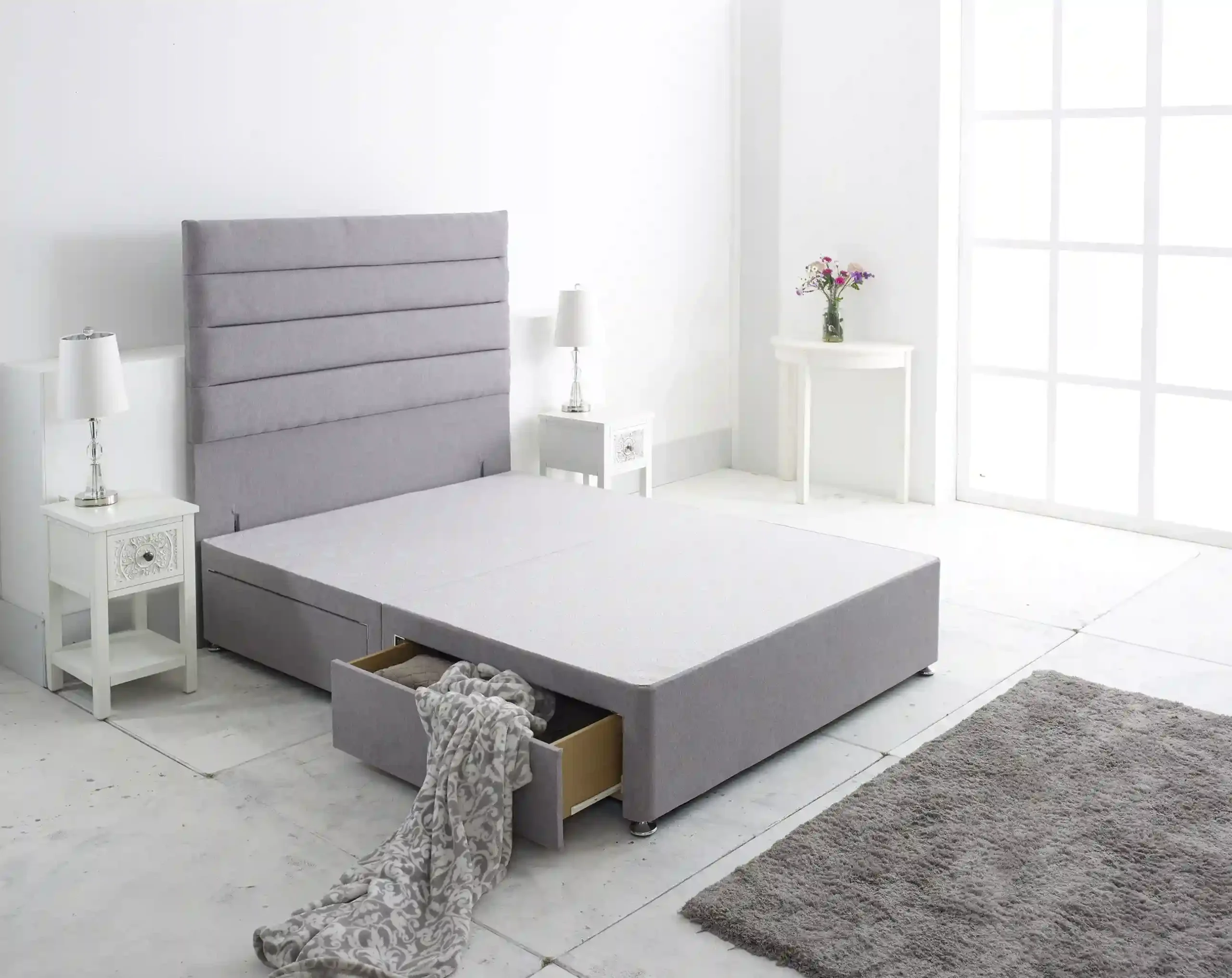 Orion Divan Bed with Optional Mattress & Headboard