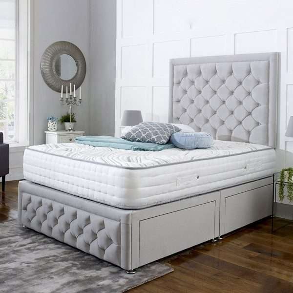Paloma Divan Bed set with Mattress and Headboard Thumb bonzerbeds.co.uk
