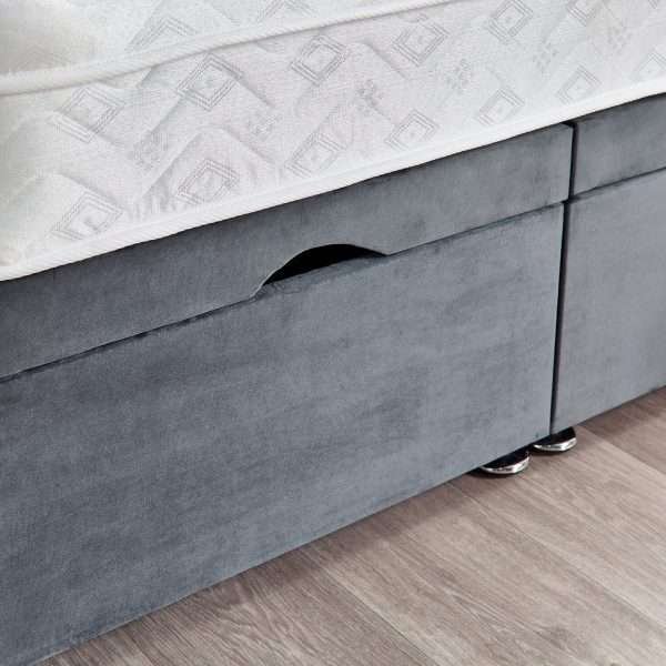 Omega Divan Ottoman Bed Closed End lift - bonzerbeds.co.uk