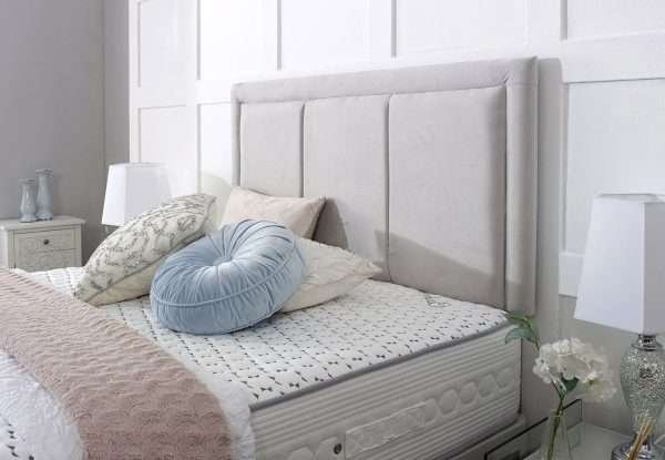 Prism Divan Bed with Mattress and Headboard HB bonzerbeds.co.uk