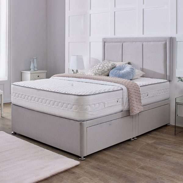 Prism Divan Bed with Mattress and Headboard Thumb bonzerbeds.co.uk