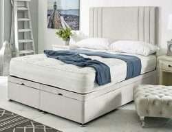 Pulse Divan Ottoman Bed with Panel Headboard bonzerbeds.co.uk
