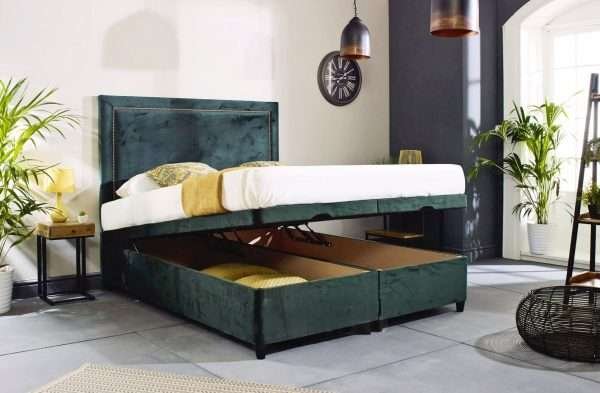 Sapphire Luxury Divan Ottoman Bed Open bonzerbeds.co.uk