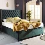 Sapphire Wingback Divan Ottoman Bed Main bonzerbeds.co.uk