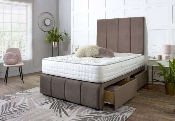 Starling Divan Bed with Mattress and Headboard Middle
