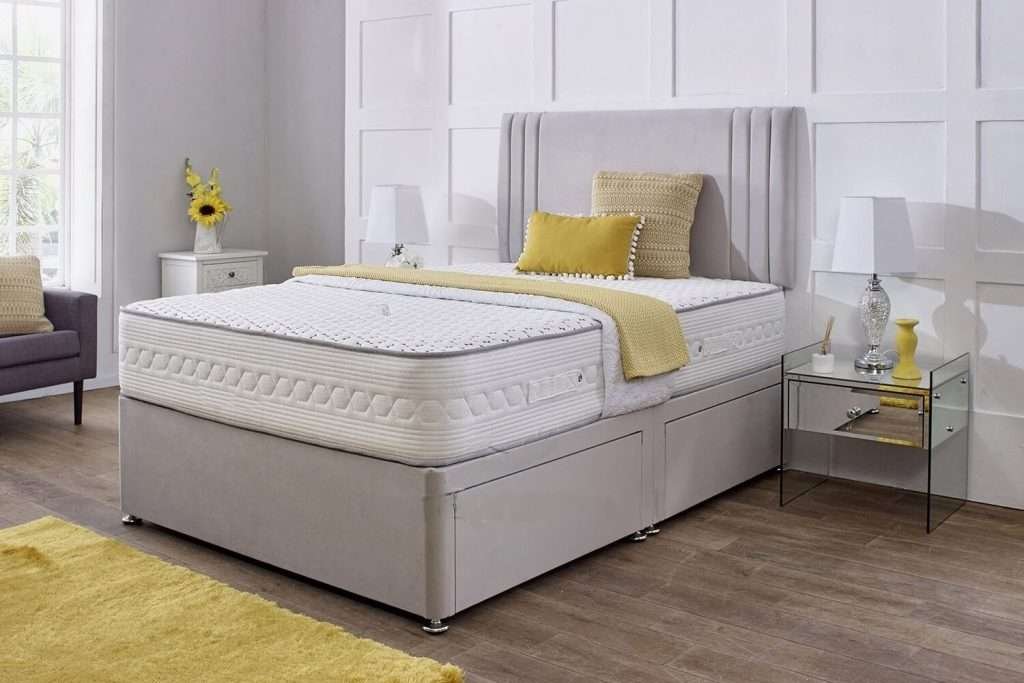 Vesper Divan Bed with Mattress and Headboard bonzerbeds.co.uk