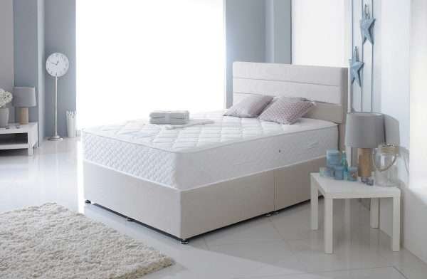 Winslet Divan Bed with Mattress and Headboard Main bonzerbeds.co.uk