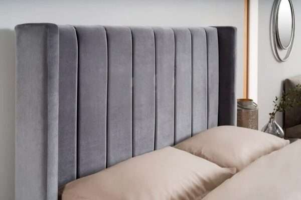 Xaviera Wingback Divan Ottoman Bed HB bonzerbeds.co.uk