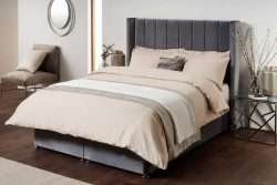 Xaviera Wingback Divan Ottoman Bed Main bonzerbeds.co.uk