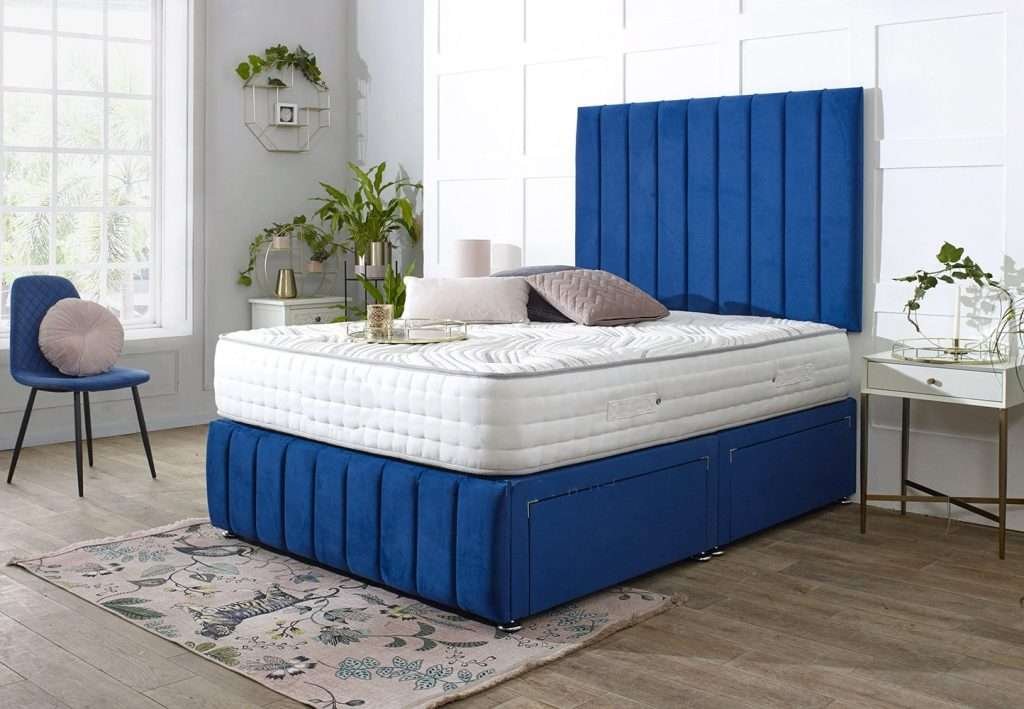 Zephyr Divan Bed with Mattress and Headboard Main bonzerbeds.co.uk