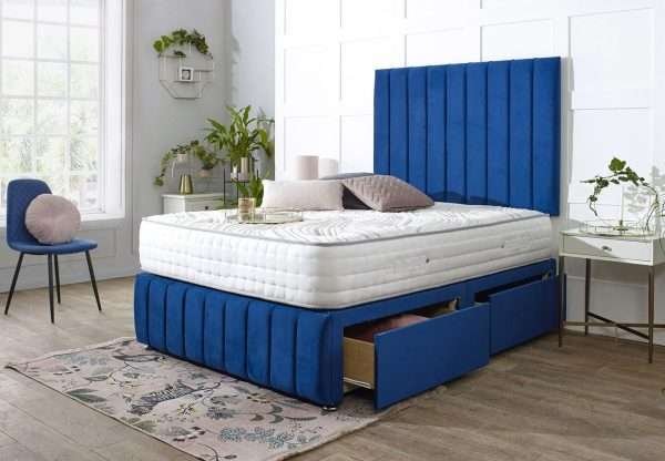 Zephyr Divan Bed with Mattress and Headboard Middle bonzerbeds.co.uk