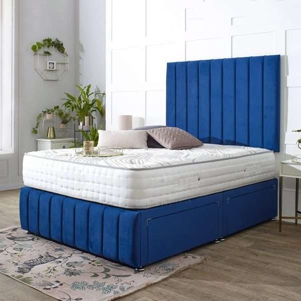 Zephyr Divan Bed with Mattress and Headboard Thumb bonzerbeds.co.uk