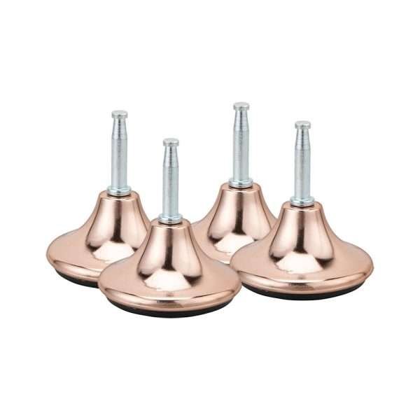 Chrome Plated gliders castors bed legs Feet for divan base with inserts Glider Feet bonzerbeds.co.ukbonzerbeds.co.uk