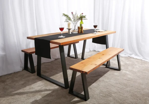 hebden-dining-set-table-benches bonzerbeds.co.uk