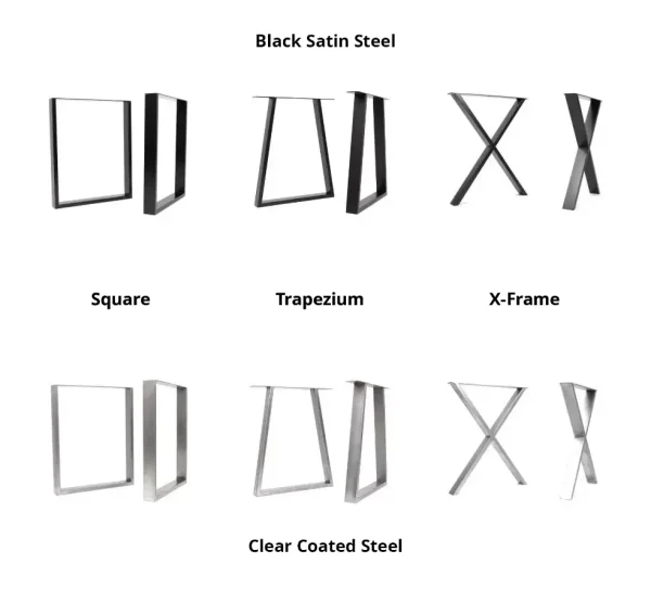table-leg-options bonzerbeds.co.uk