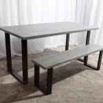 Handcrafted wooden dining set with benches – farmhouse style bonzerbeds.co.uk
