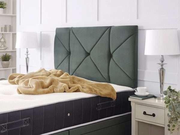 Paragon Divan Bed with Mattress and Headboard HB bonzerbeds.co.uk