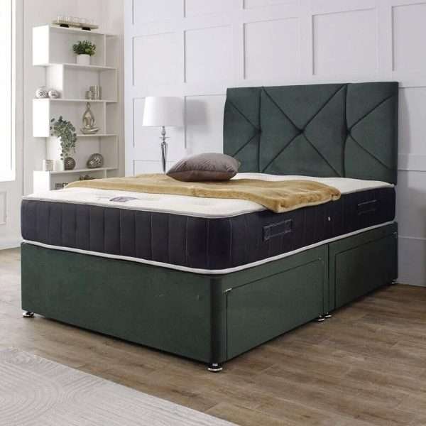 Paragon Divan Bed with Mattress and Headboard Thumb bonzerbeds.co.uk